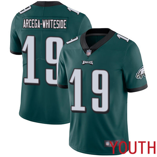Youth NFL Philadelphia Eagles #19 JJ Arcega-Whiteside Midnight Green Team Color Vapor